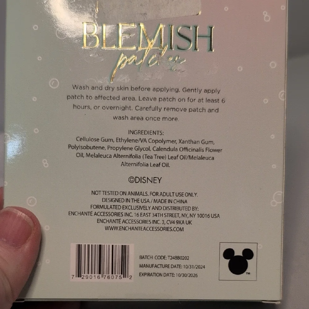 Disney Little Mermaid Blemish Patches 72 Count